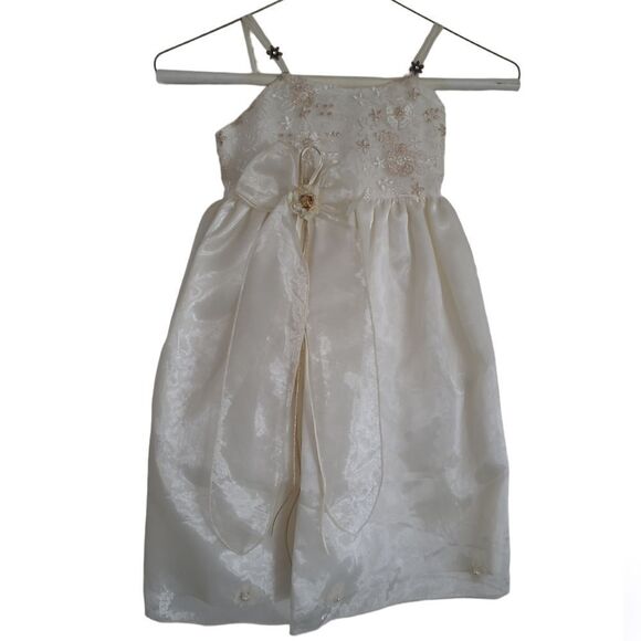 Girls dress size 5 vintage flower girl Pinokio party dress - Picture 1 of 8